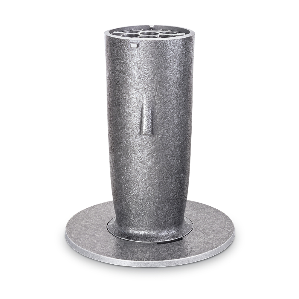 Schöne Versenkvase als Grabvase aus Aluminium online kaufen Versnkvase Aluminium Grabvase Vase