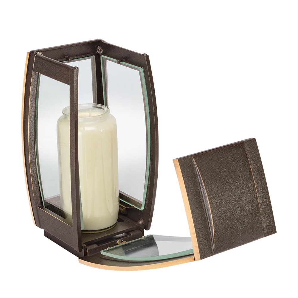 Design Grablicht aus Bronze Design Grablicht aus Bronze