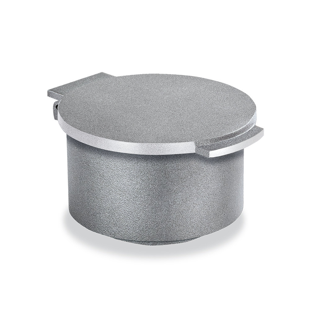 Weihwasserschale aus Aluminium hellgrau Weihwasserschale aus Aluminium hellgrau