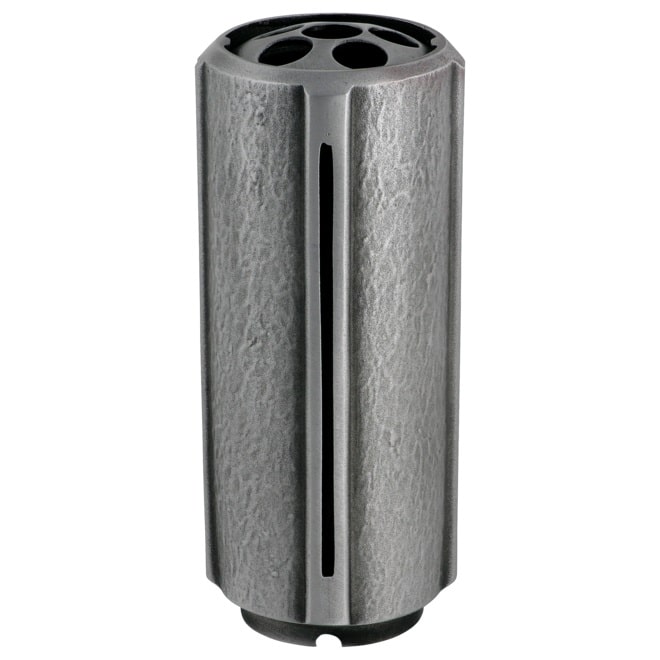Grabvase im modernen Look aus Aluminium Grabvase im modernen Look aus Aluminium