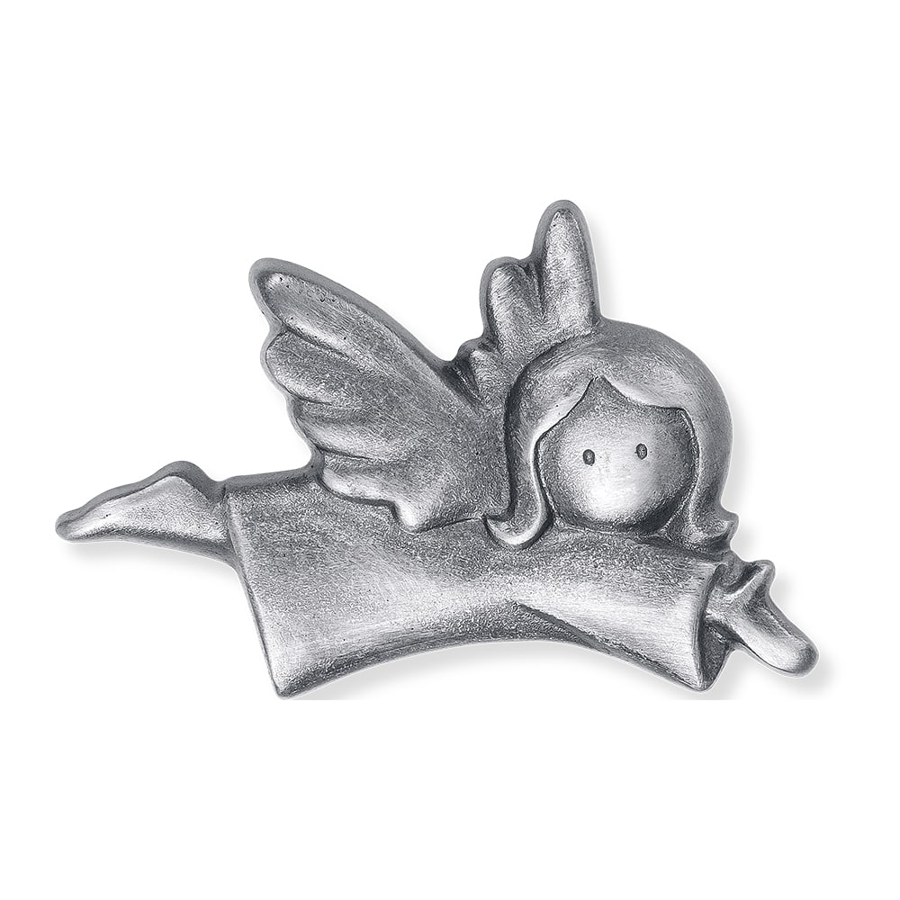 Kleiner Grabengel rechtsblickend aus Aluminium Kleiner Grabengel rechtsblickend aus Aluminium