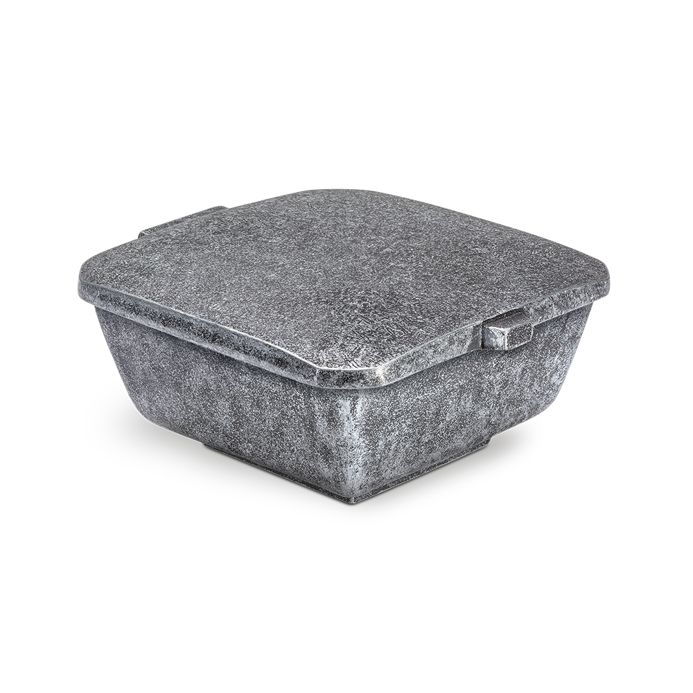 Weihwasserschale aus Aluminium Weihwasserschale aus Aluminium